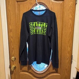 47 Brand Seattle Seahawks Long Sleeve T Shirt Men's‎ XL NFL Football Green